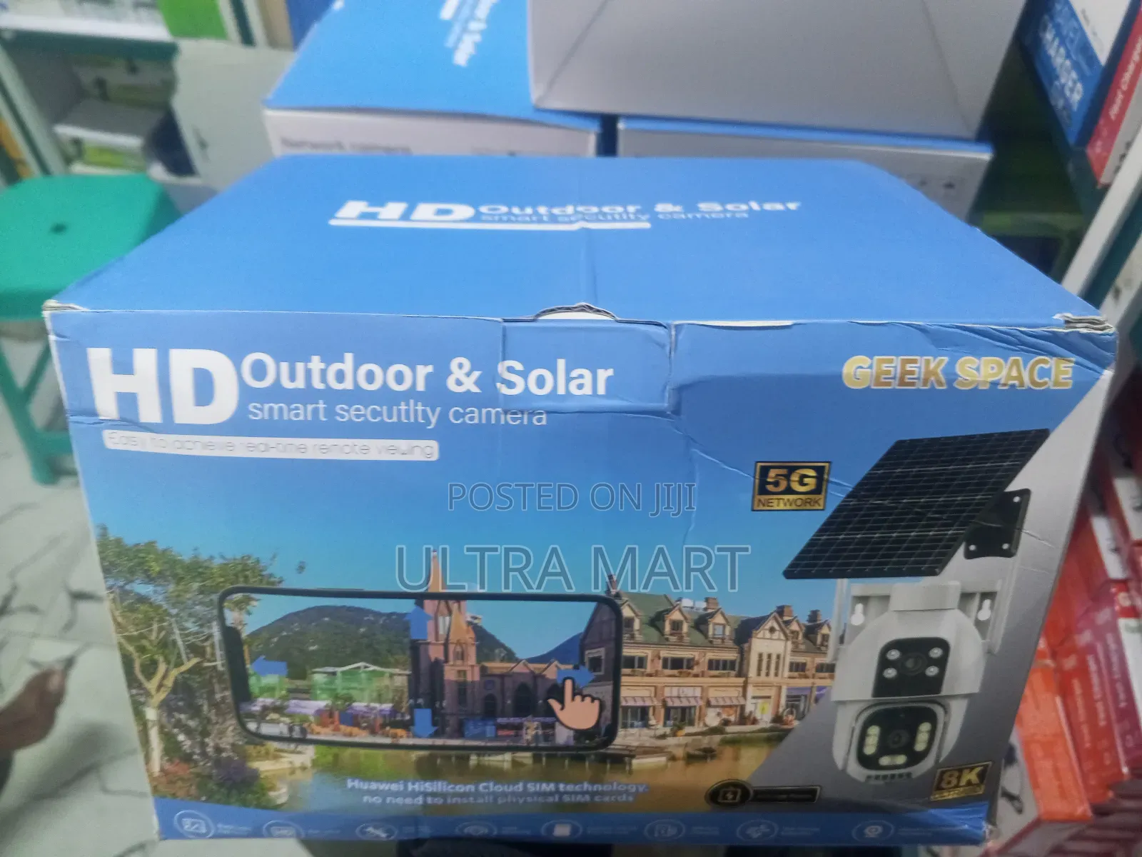 Geek Space Hd Outdoor Solar Smart Security Camera