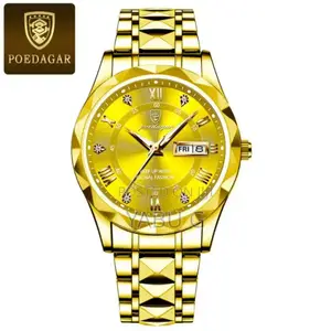 Poedagar Fashion Men Watch Stainless Steel
