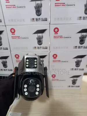 Dual Lens Solar CCTV Camera