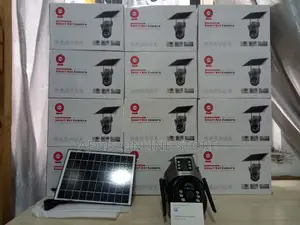 Dual Lens Solar CCTV Camera