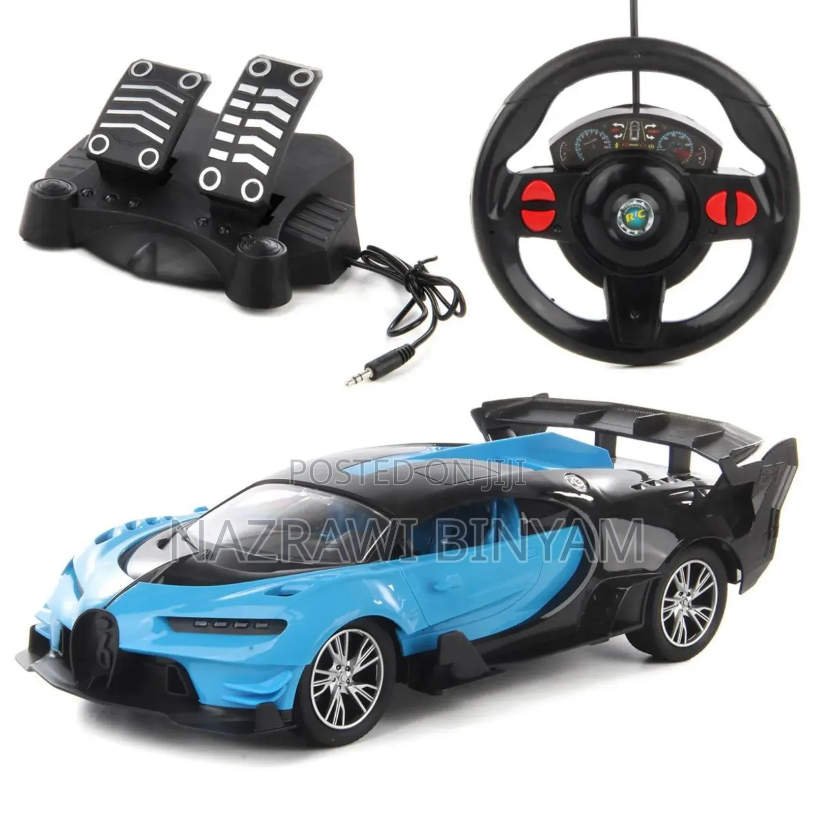 Kids Rc Car With a Steering Wheel.