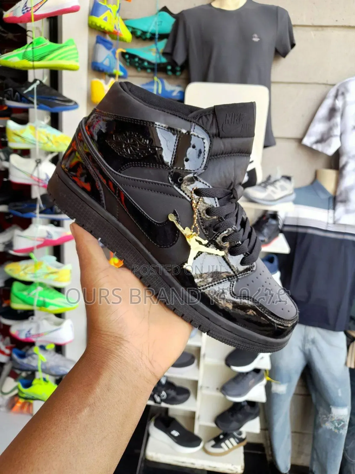 Nikr Air Jordan Shiny Shoes