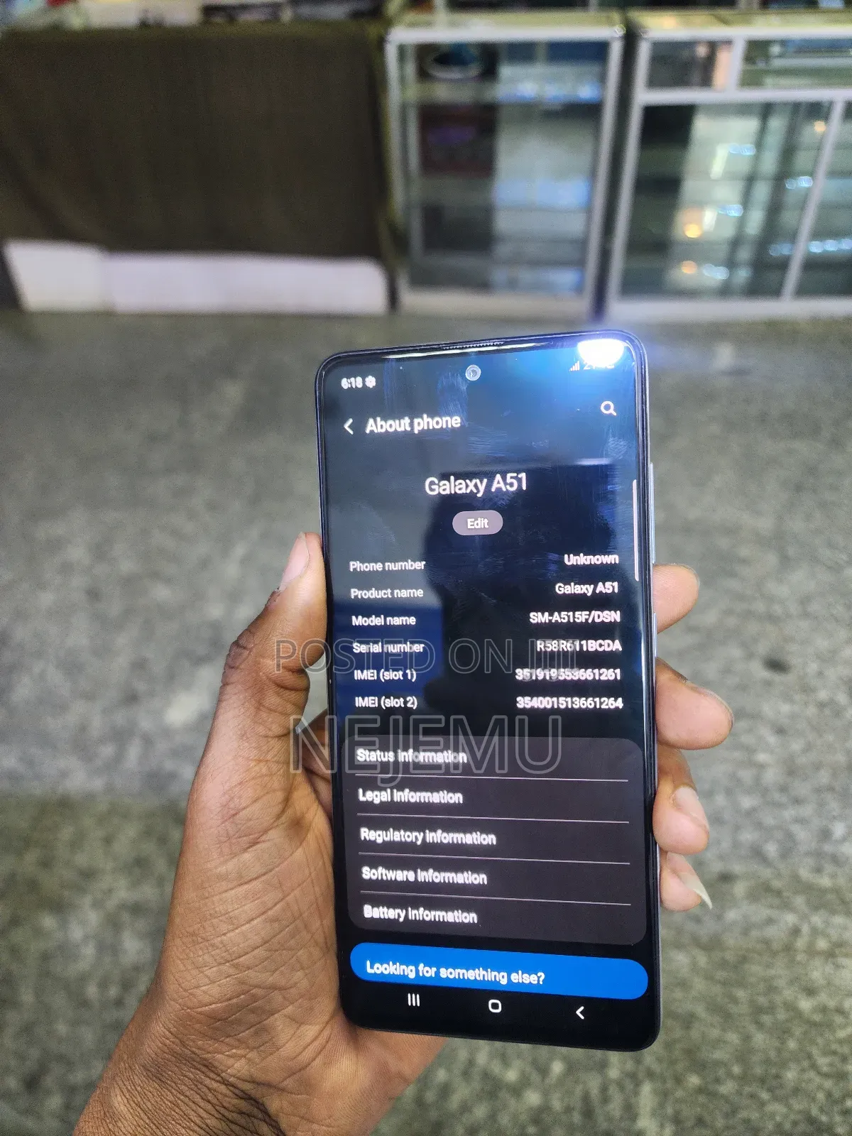 Samsung Galaxy A51 128 GB White