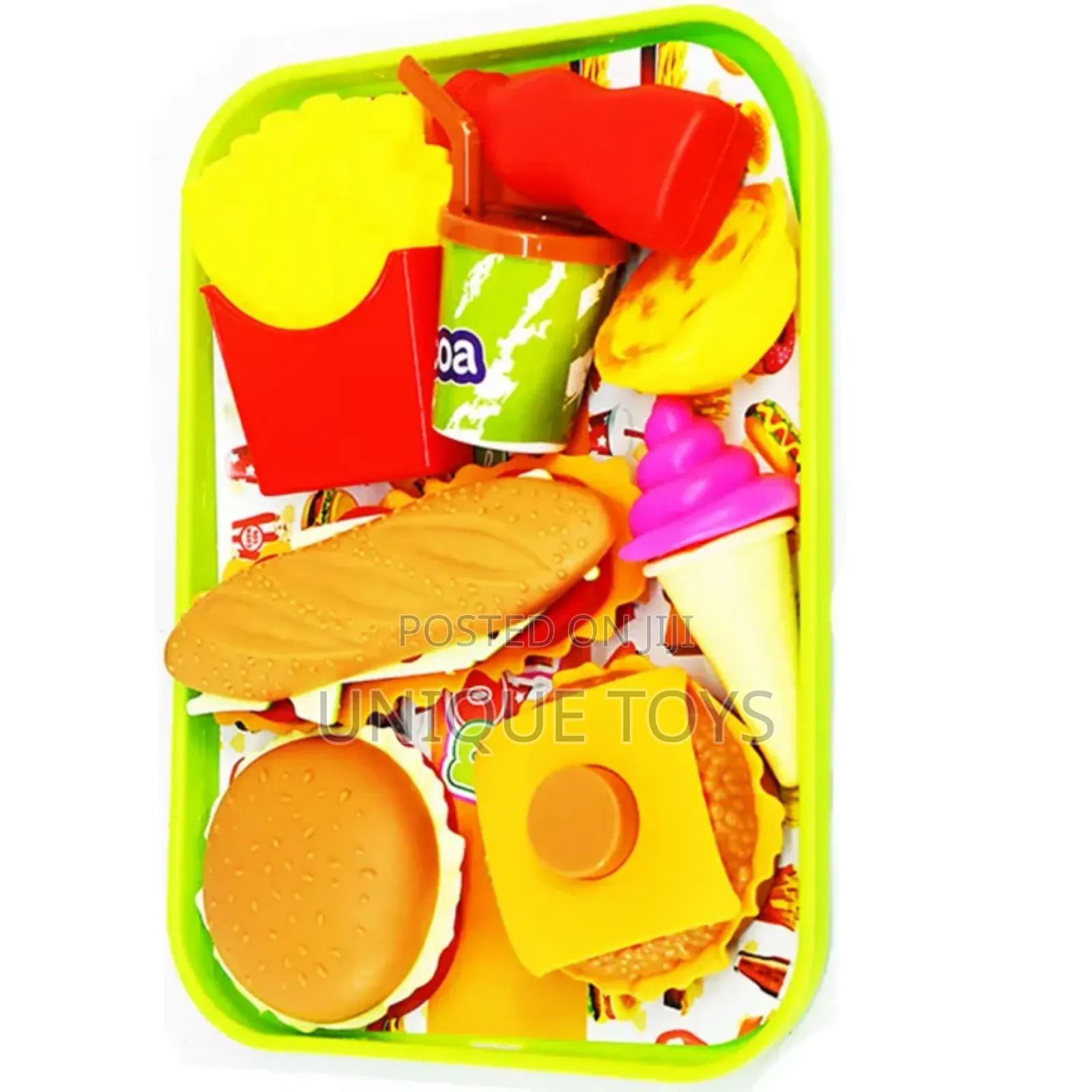 Pretend Play Fast Food Set