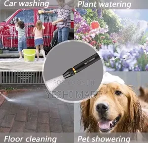 Photo - High Pressure Washer Spray Gun, Adjustable Metal Nozzle, Plastic Car