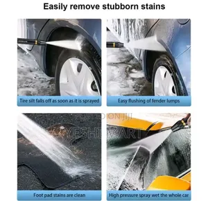 High Pressure Washer Spray Gun, Adjustable Metal Nozzle, Plastic Car