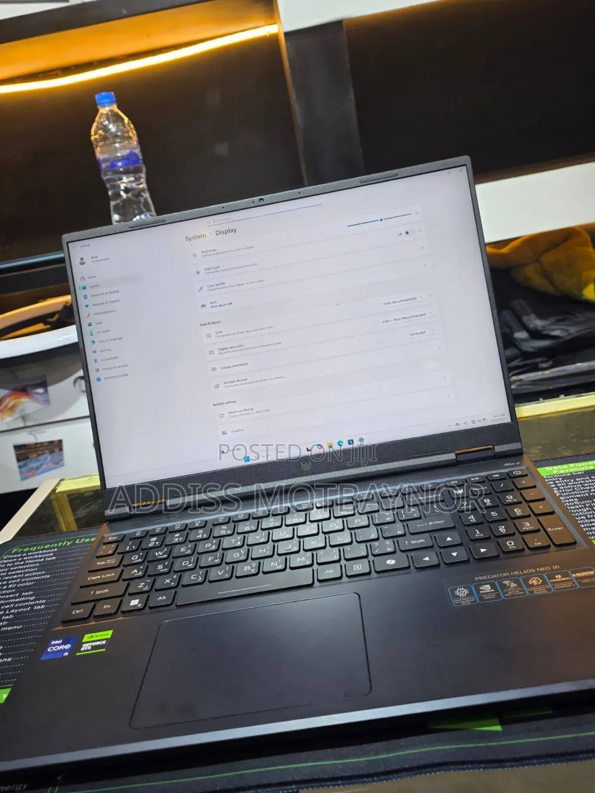 New Laptop Acer Predator Helios Neo 16 16GB Intel Core I9 SSD 1T