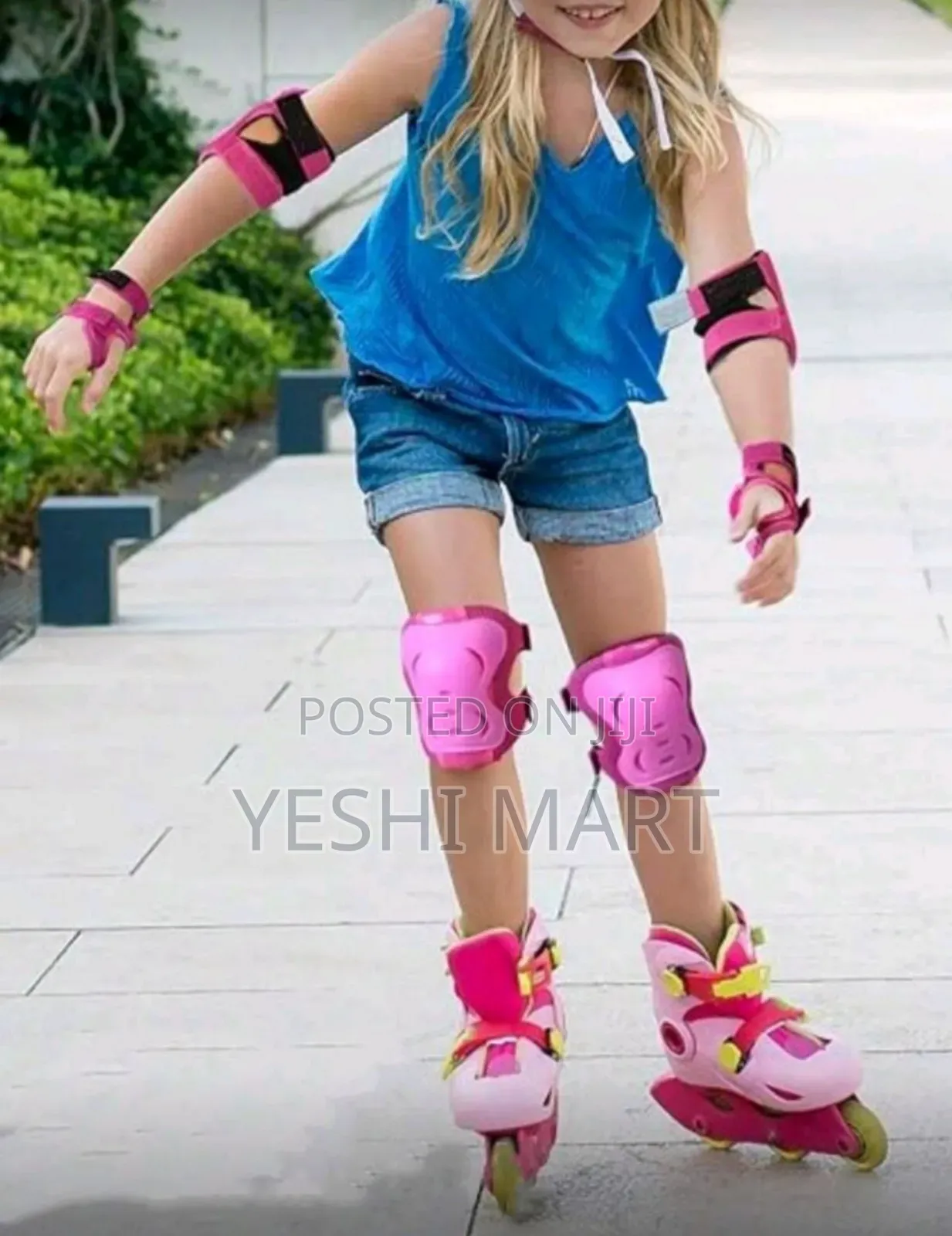 Kids/Youth Knee Pads Elbow Pads Wrist Guards Set for 3-15 Years, Chil