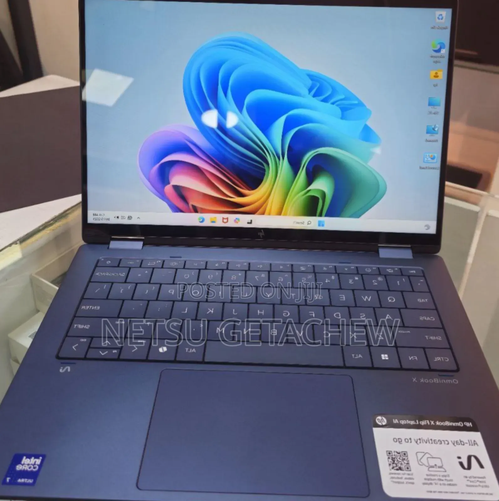 New Laptop HP OmniBook X Flip 14" 16GB Intel Core Ultra 7 SSD 1T