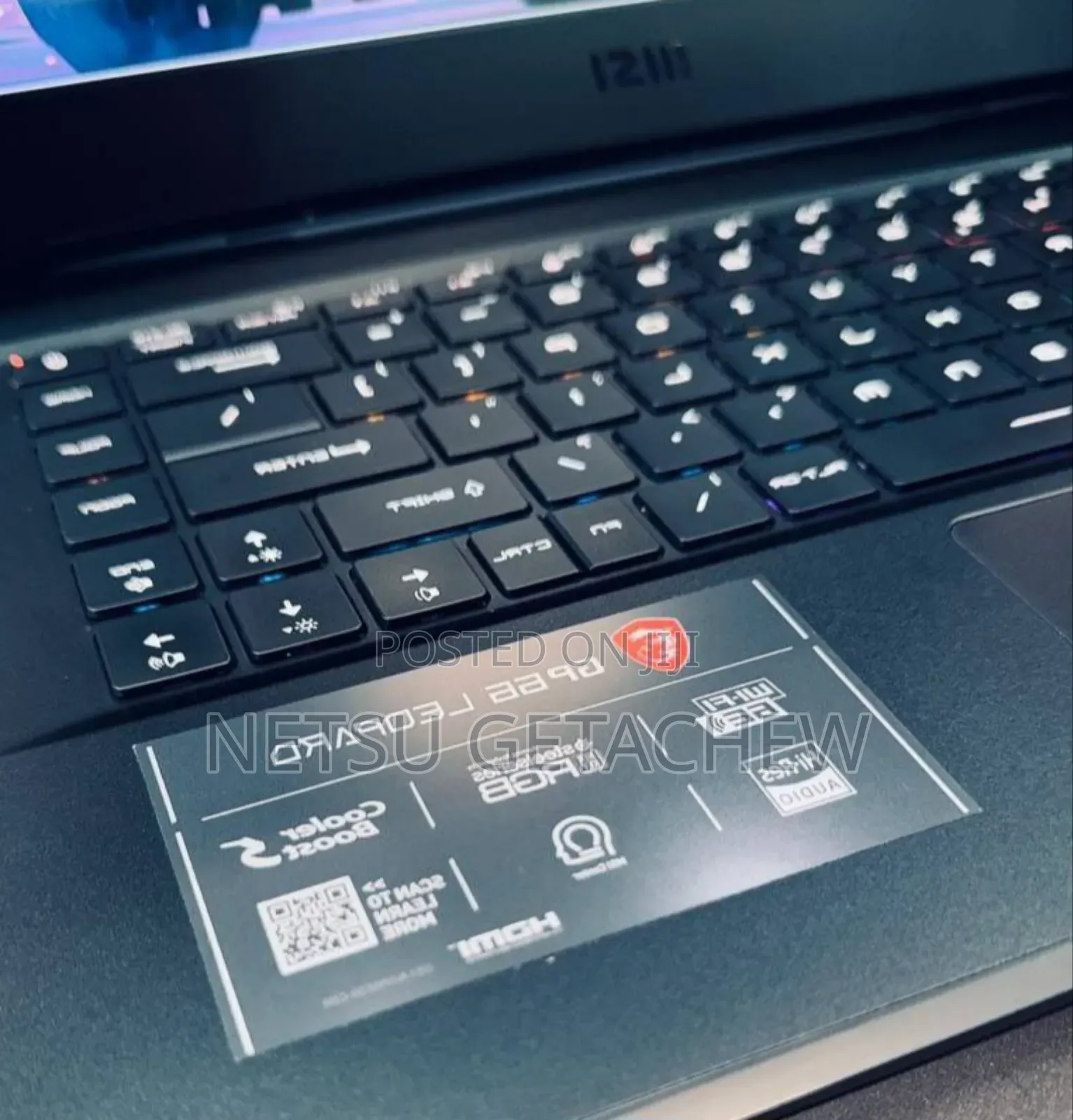 New Laptop MSI GL75 Leopard 16GB Intel Core I7 SSD 1T