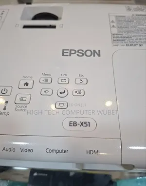 Epson Projector 
Model: Eb-X51
Has: Bag Remote 
Model Name