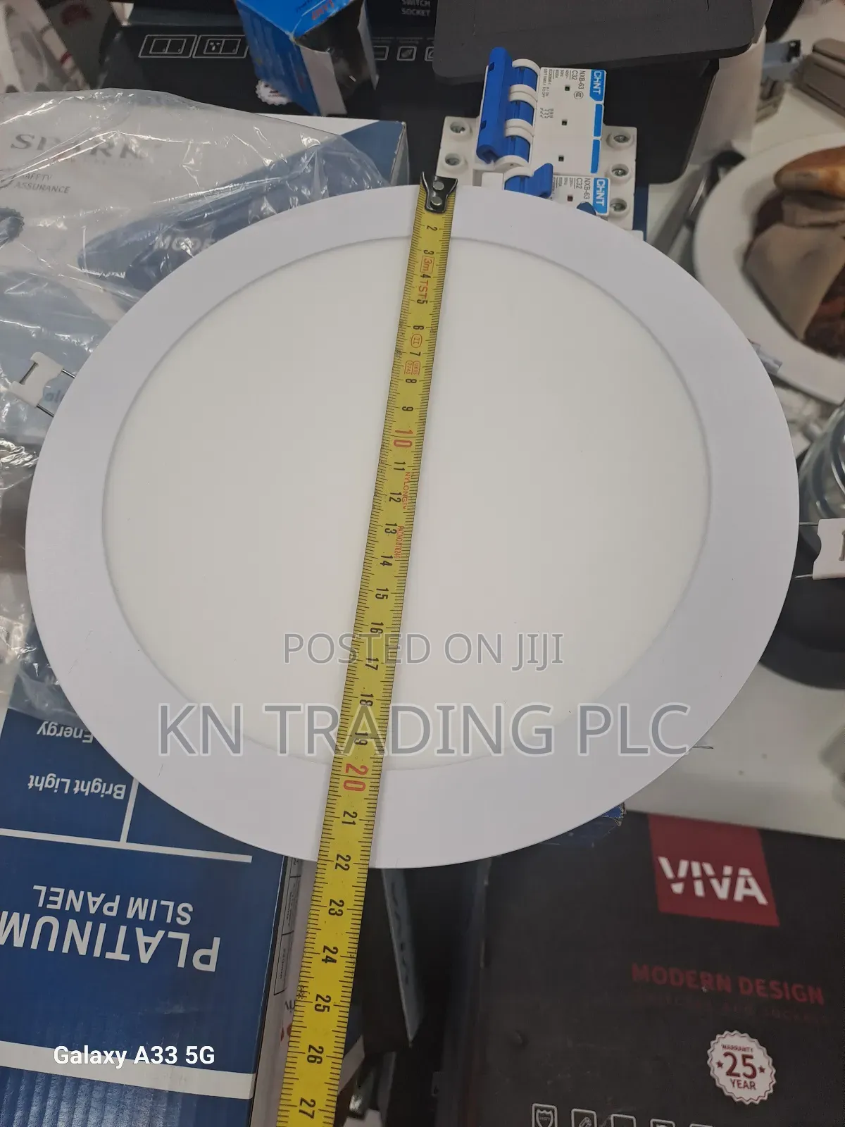 Flush Monuted (ተቀባሪ) Panel Light 18watt