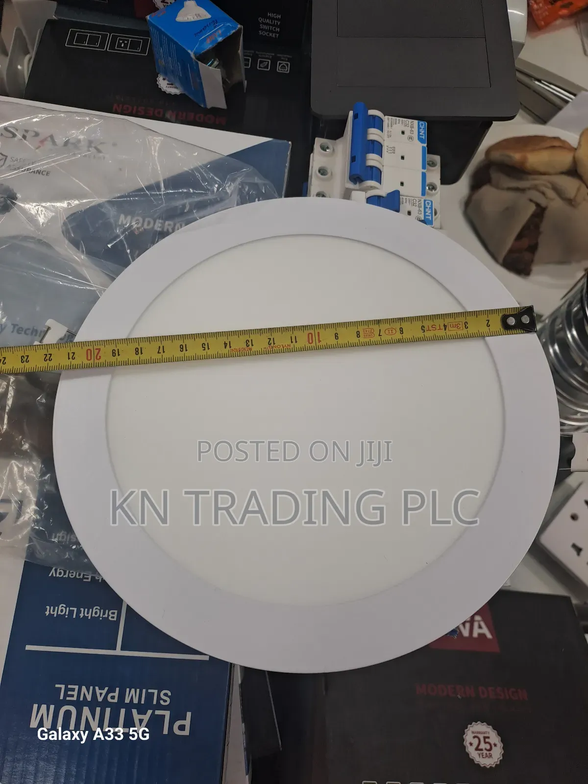 Flush Monuted (ተቀባሪ) Panel Light 18watt