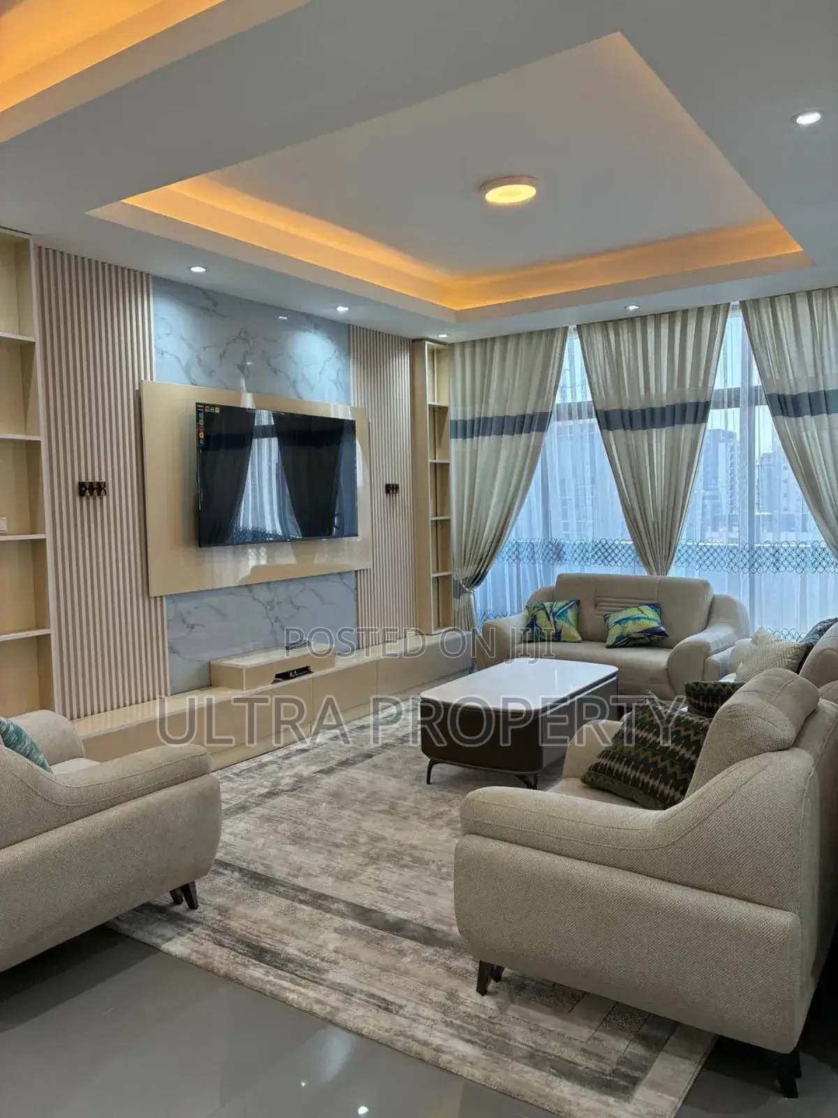 Furnished 3bdrm Apartment in Bole for rent