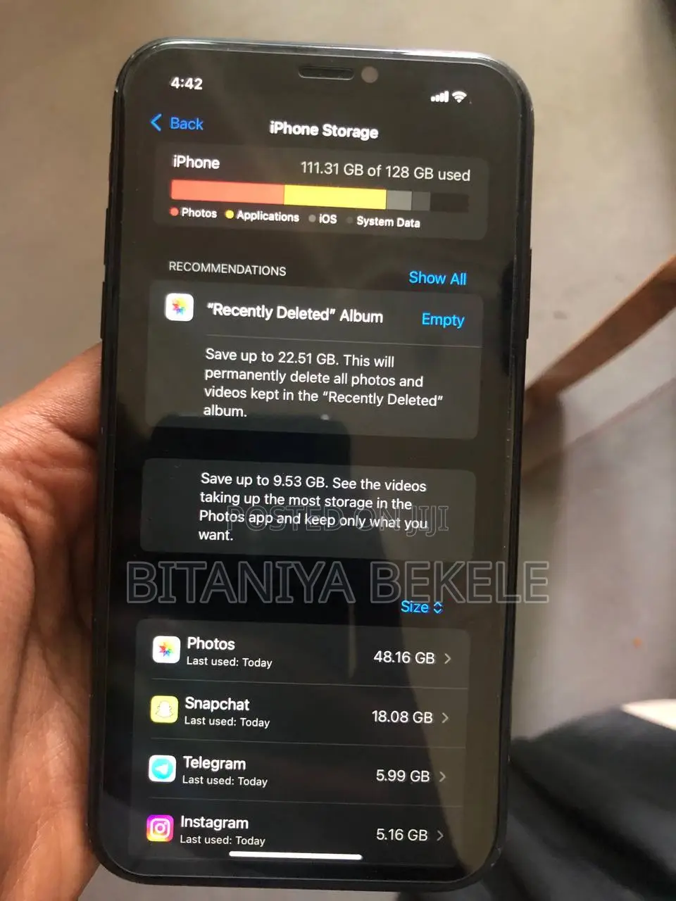 Apple iPhone XR 128 GB Black