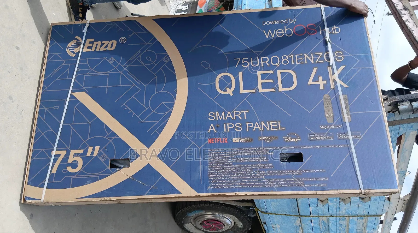  Enzo 75" Qled Smart Tv – Giant Experience, 2025 Model! 