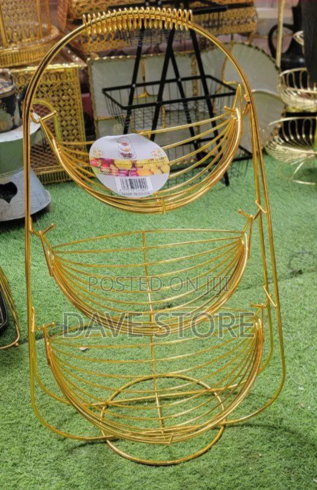 3 Layer Stainless Still Fruit Basket