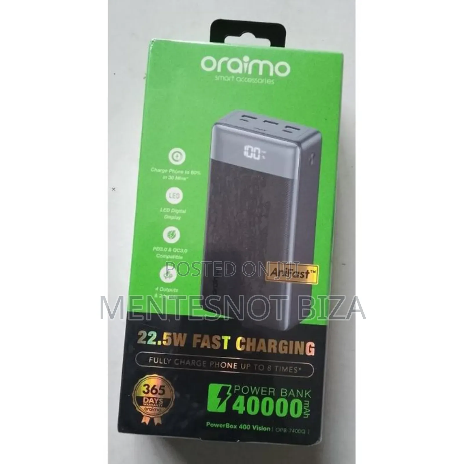 Oraimo Smart Accessories Orginal Power Bank