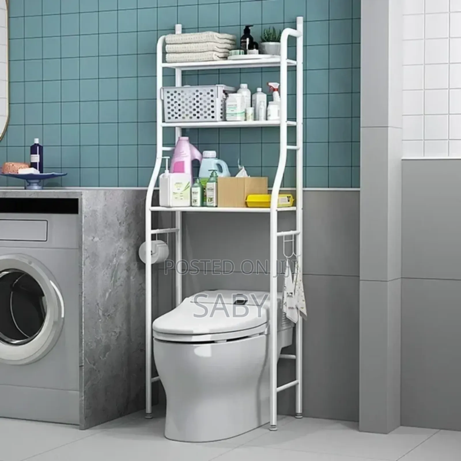 Toilet and Laundry Rack