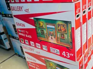 Gallery 43” Smart Tv – Double Glass, Uhd Ready!