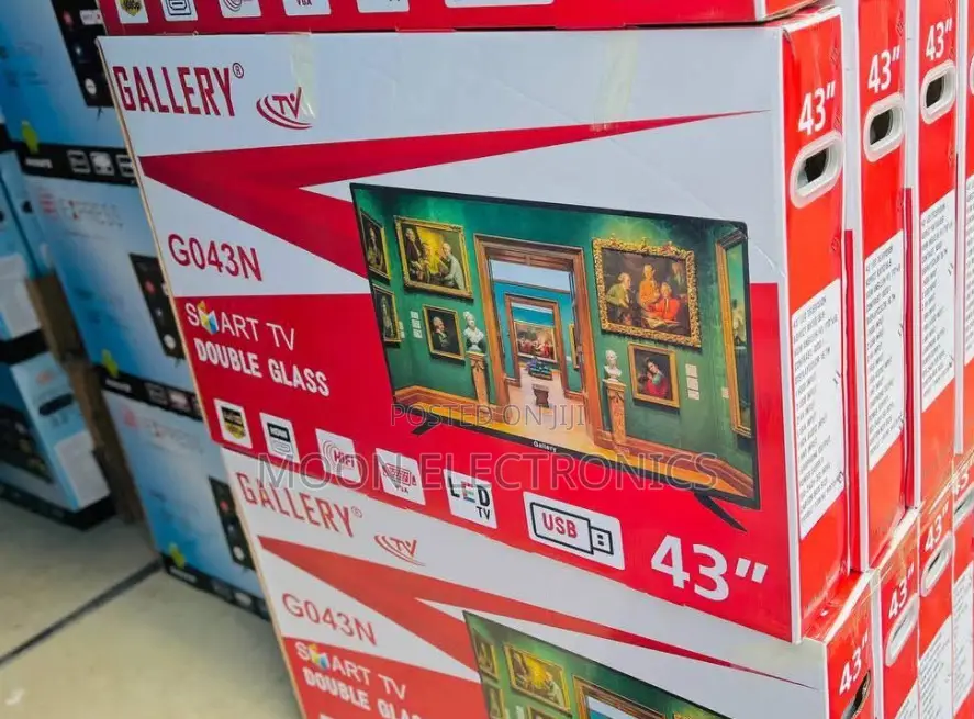  Gallery 43” Smart Tv – Double Glass, Uhd Ready!