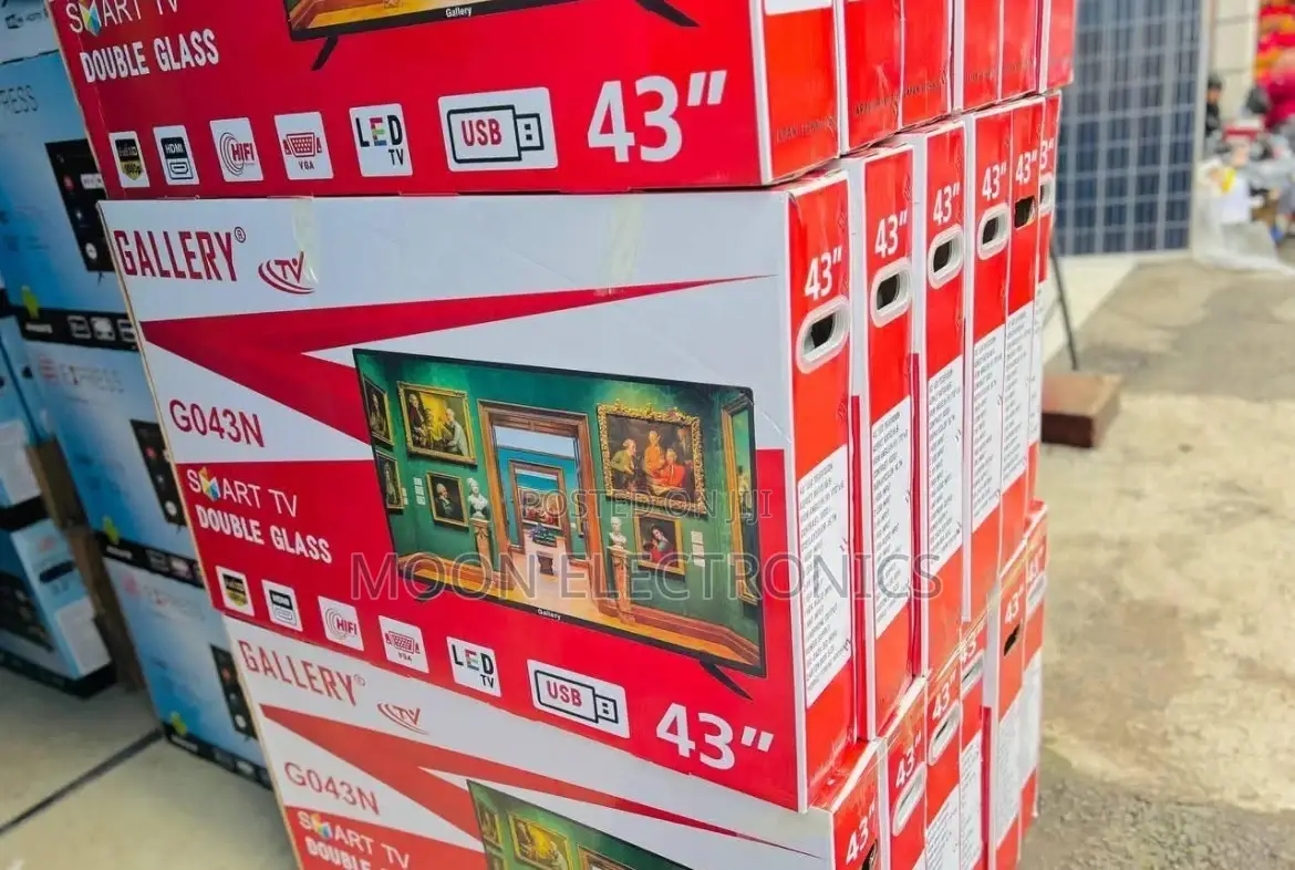 Gallery 43” Smart Tv – Double Glass, Uhd Ready!
