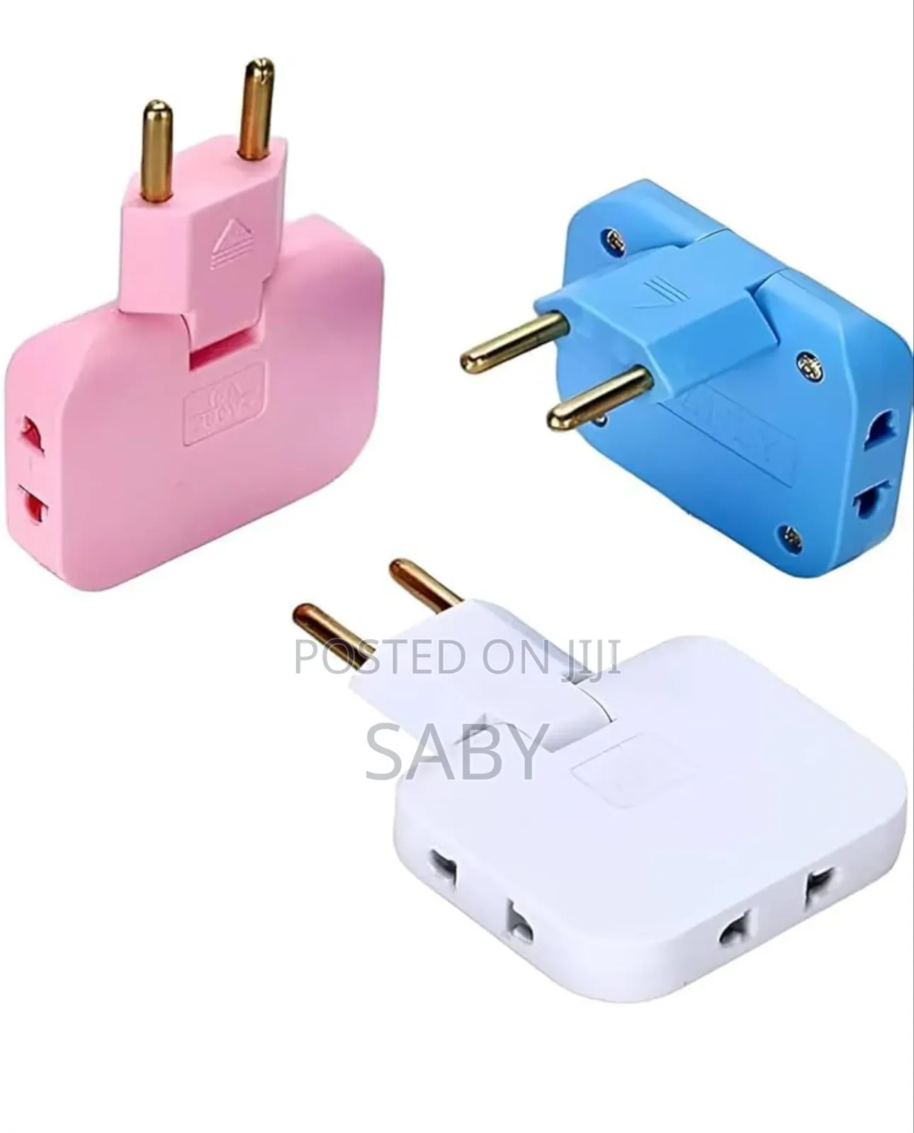 2pcs 3in1 Rotatable Outlet Extender