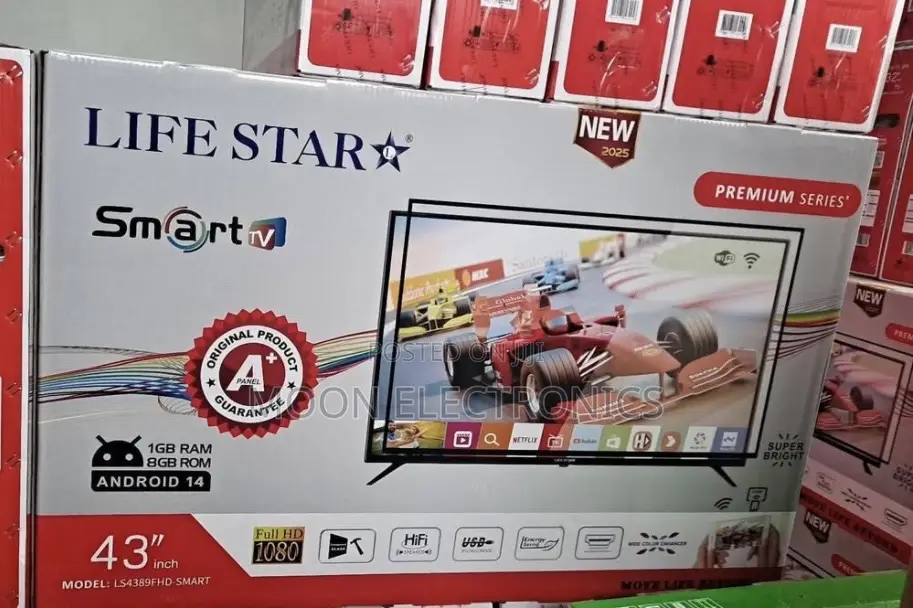 Lifestar 43′′ Smart Tv – Compact and Feature‐Packed!