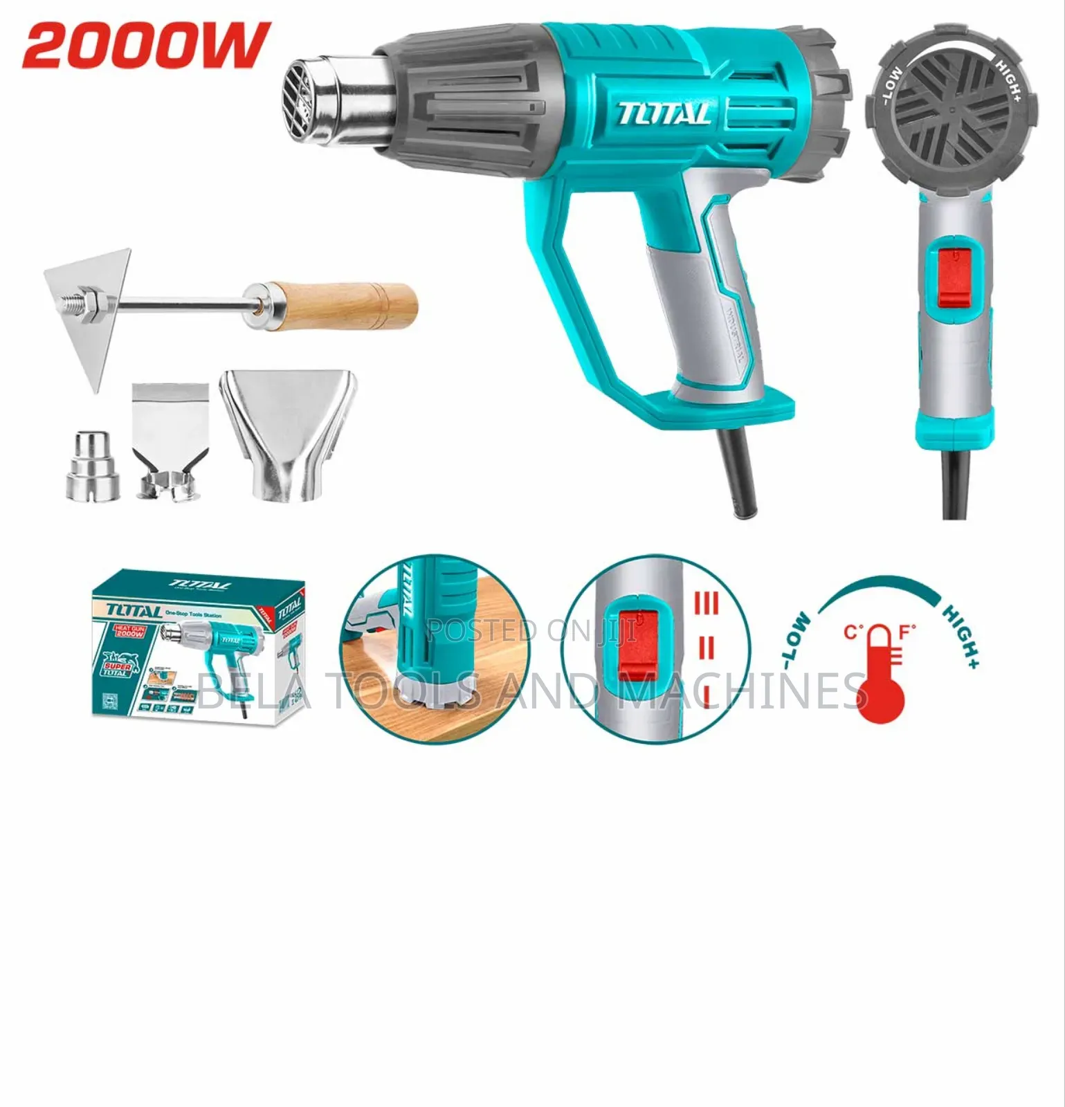 High Quality Professional Total Heat Gun 2000w With Heat Controller