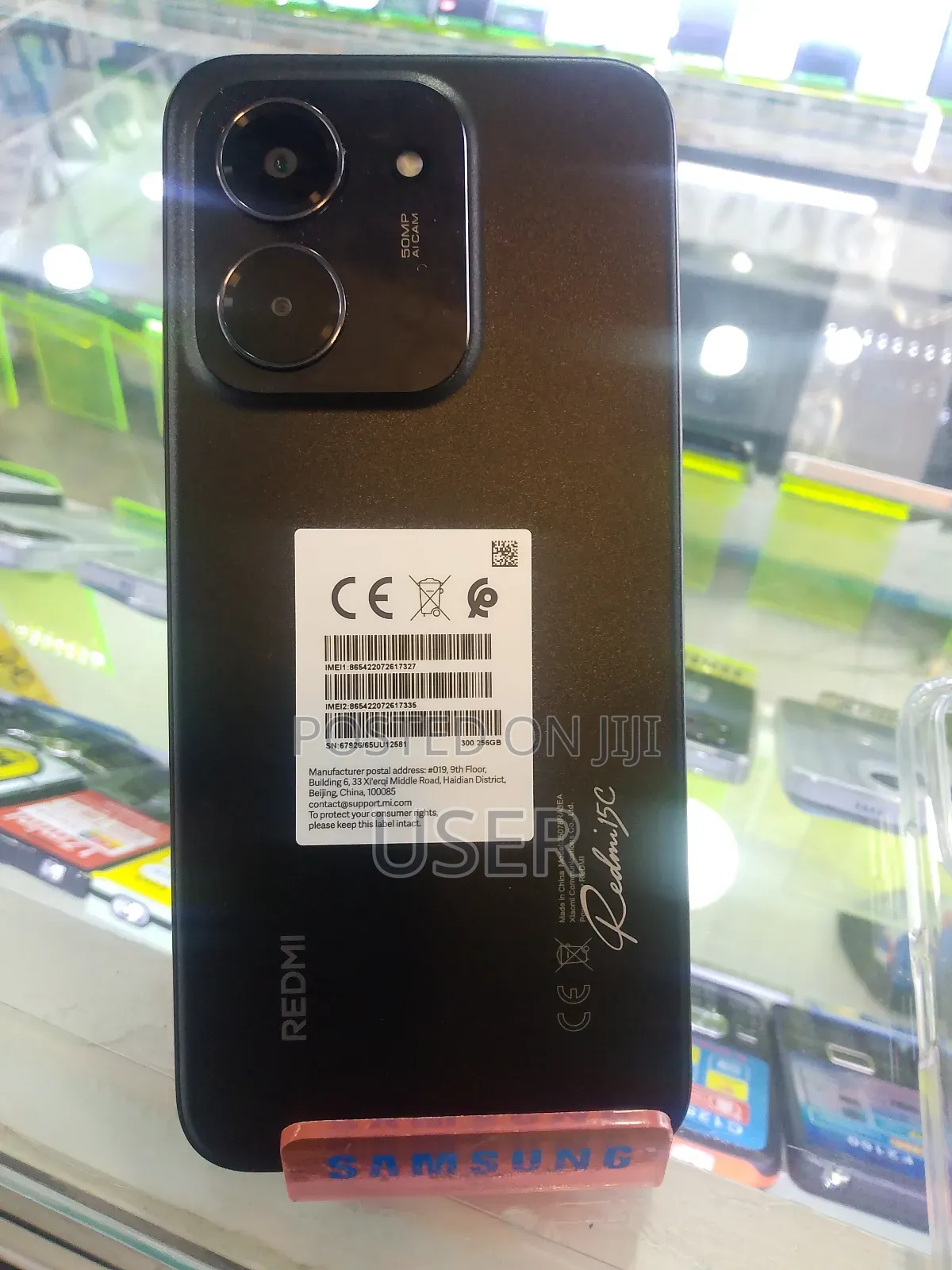 New Xiaomi Redmi 15C 4G 256 GB Black