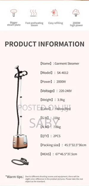 Sokany Garment Steamer