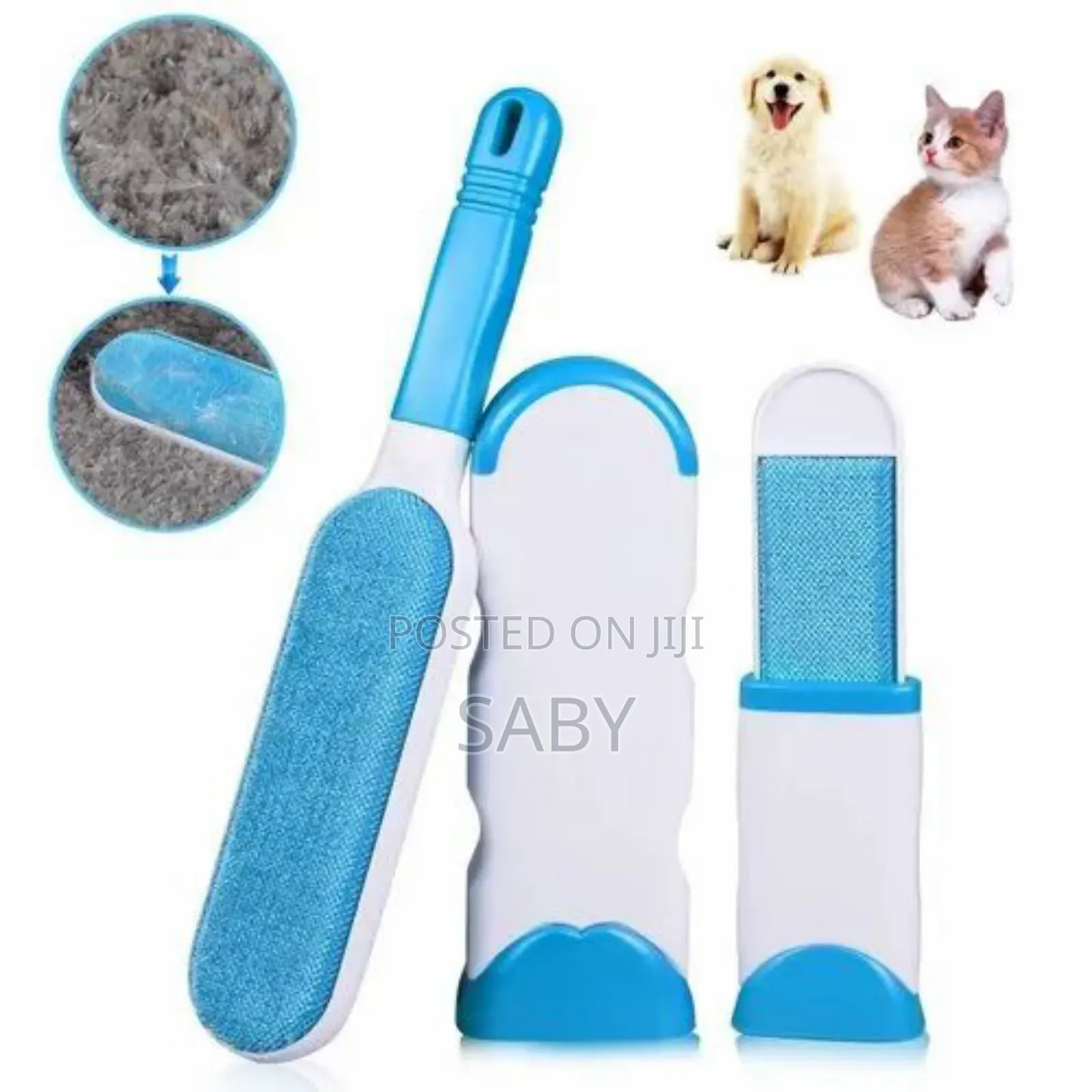 Pet Fur Remover With Self-Cleaning Base