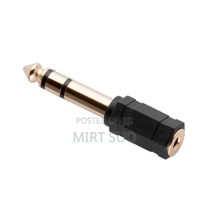 6.35mm Audio Stereo Plug to 3.5mm Jack Adapter