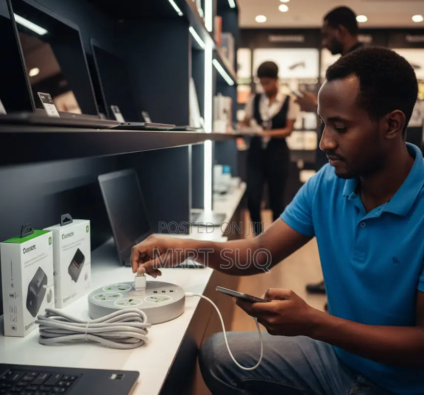 Ruggas Divider 5 Socket 3 Usb Charging Port (ሩጋስ ኤሌክትሪክ ማከፋፈያ)