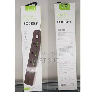 Ruggas Divider 4 Socket 2 Usb Charging Port (ሩጋስ ኤሌክትሪክ ማከፋፈያ)