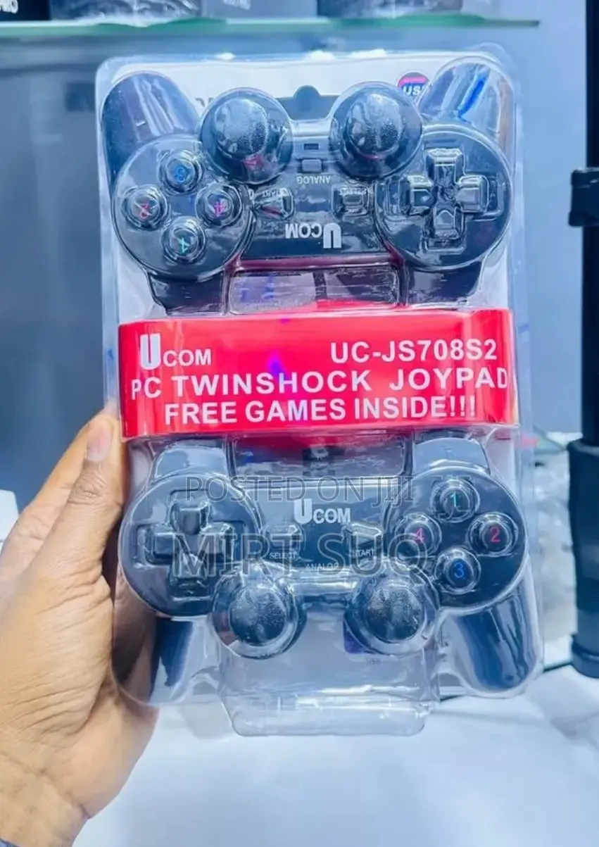 Dual Wired Usb Pc Game Controller Joystick