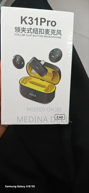 Photo -  Pro Collar Clip Button Microphone