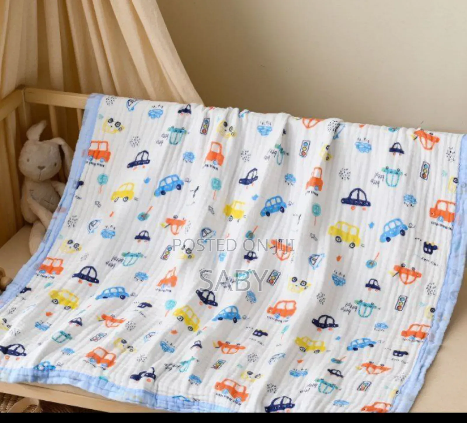 100% Cotton Six-Layer Gauze Baby Towel Size 110x110cm