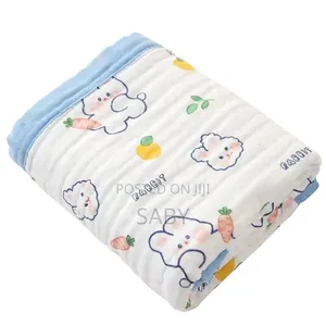100% Cotton Six-Layer Gauze Baby Towel Size 110x110cm