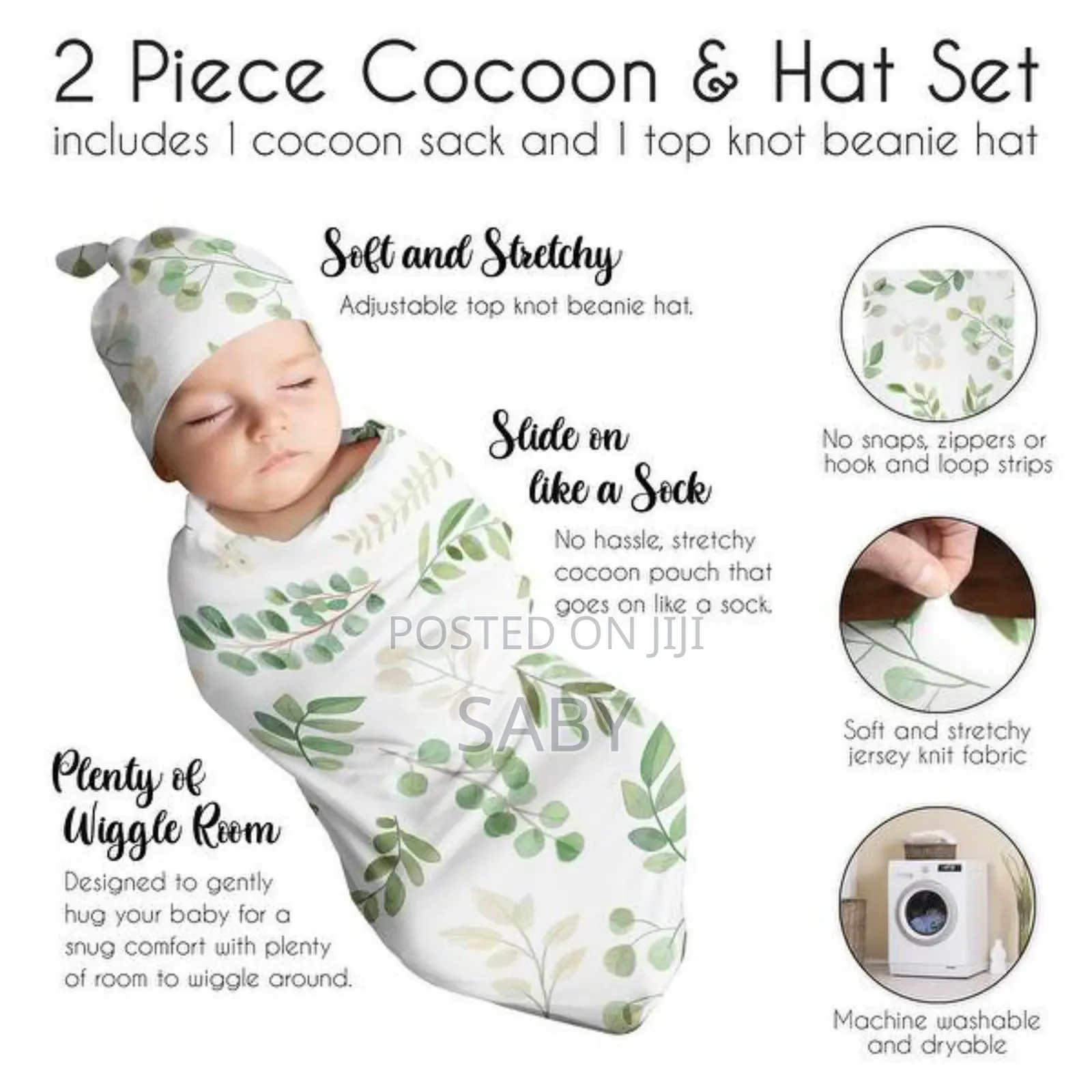 Receiving Blanket With Hat