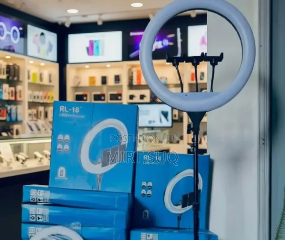 18 Inch Led Ring Light With Phone Holder