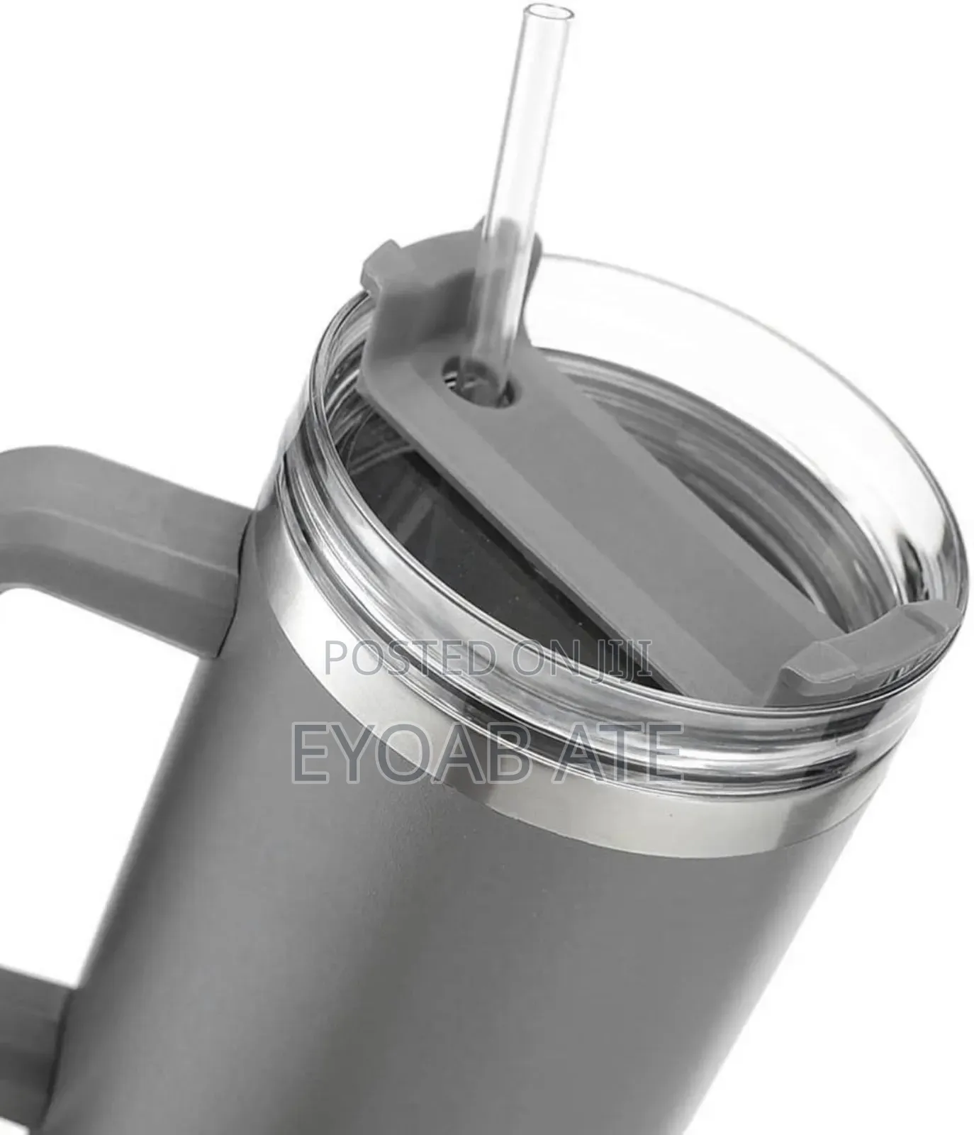 Double Layer Stainless Still Isolated Tumblers With Straw (Travel Cup)