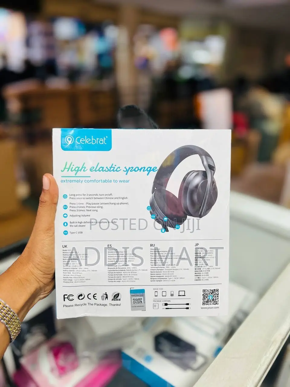 The Celebrat A34 Are Lightweight, Bluetooth 5.3 Headphones With: