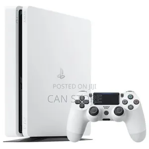 Photo - Ps4 Slim Model With 2 New Original Controller