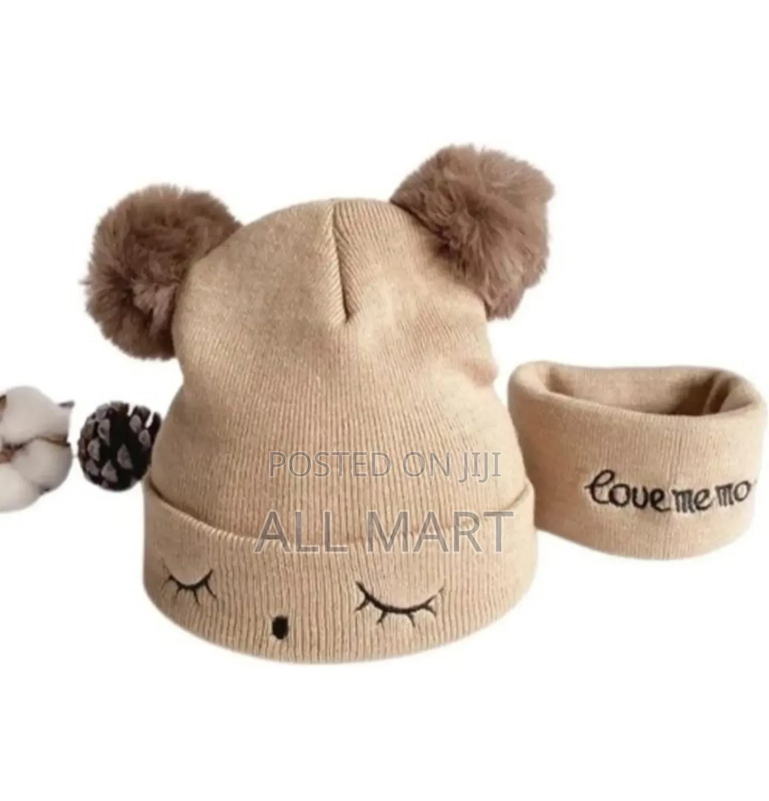 ከፍተኛ ጥራት ያለው.የህፃን ልጅ ( ኮፍያ እና ስካርቭ)