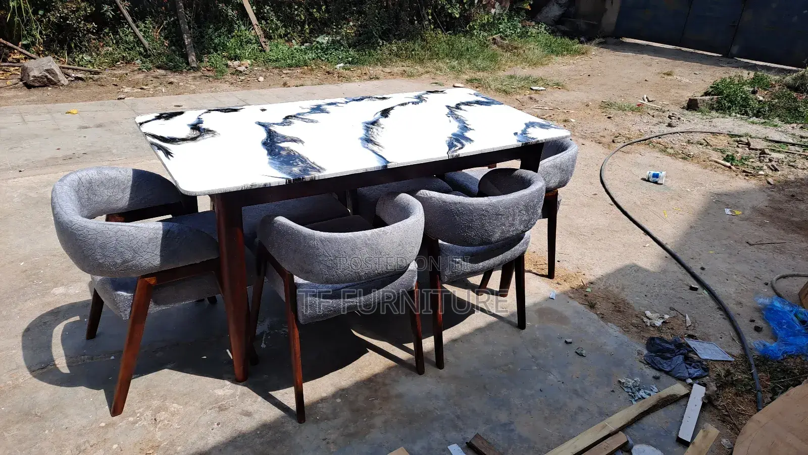 Dining Table With Epoxy