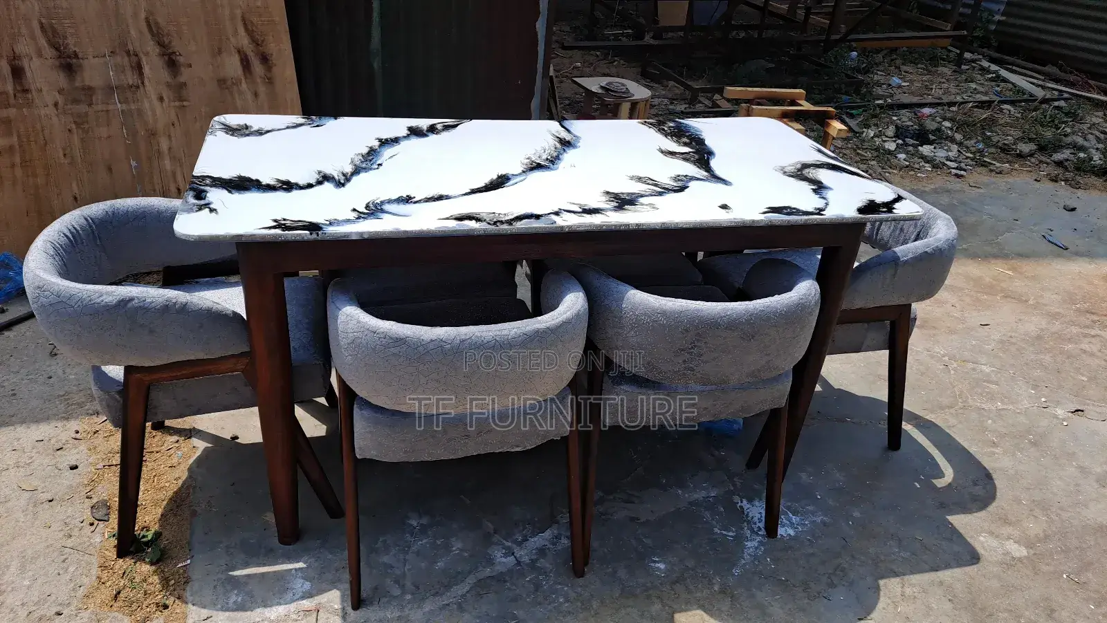 Dining Table With Epoxy