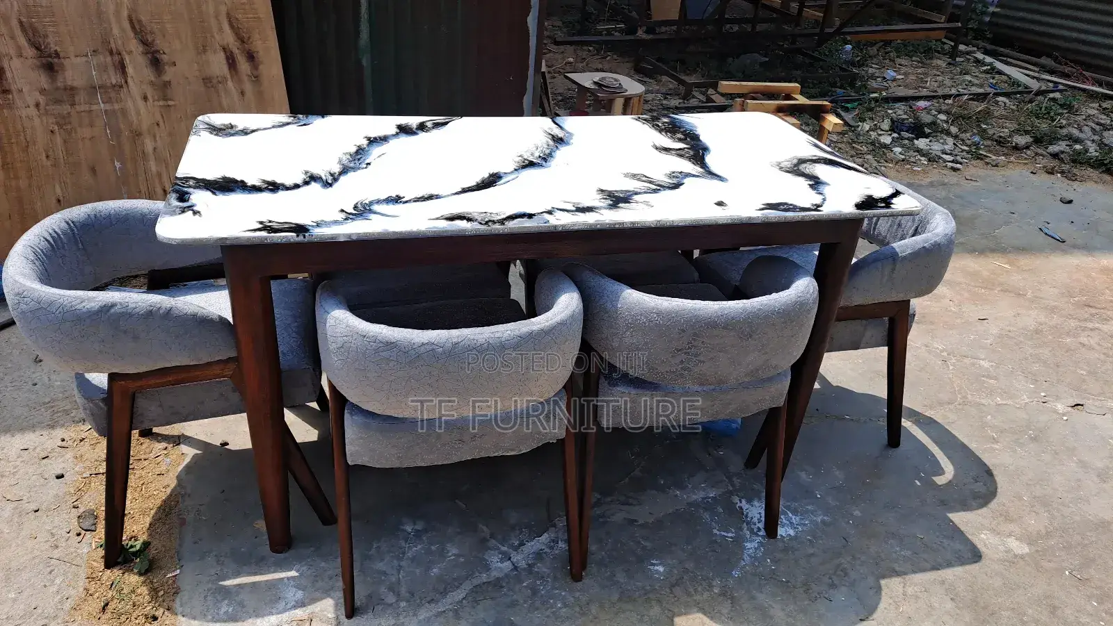 Dining Table With Epoxy