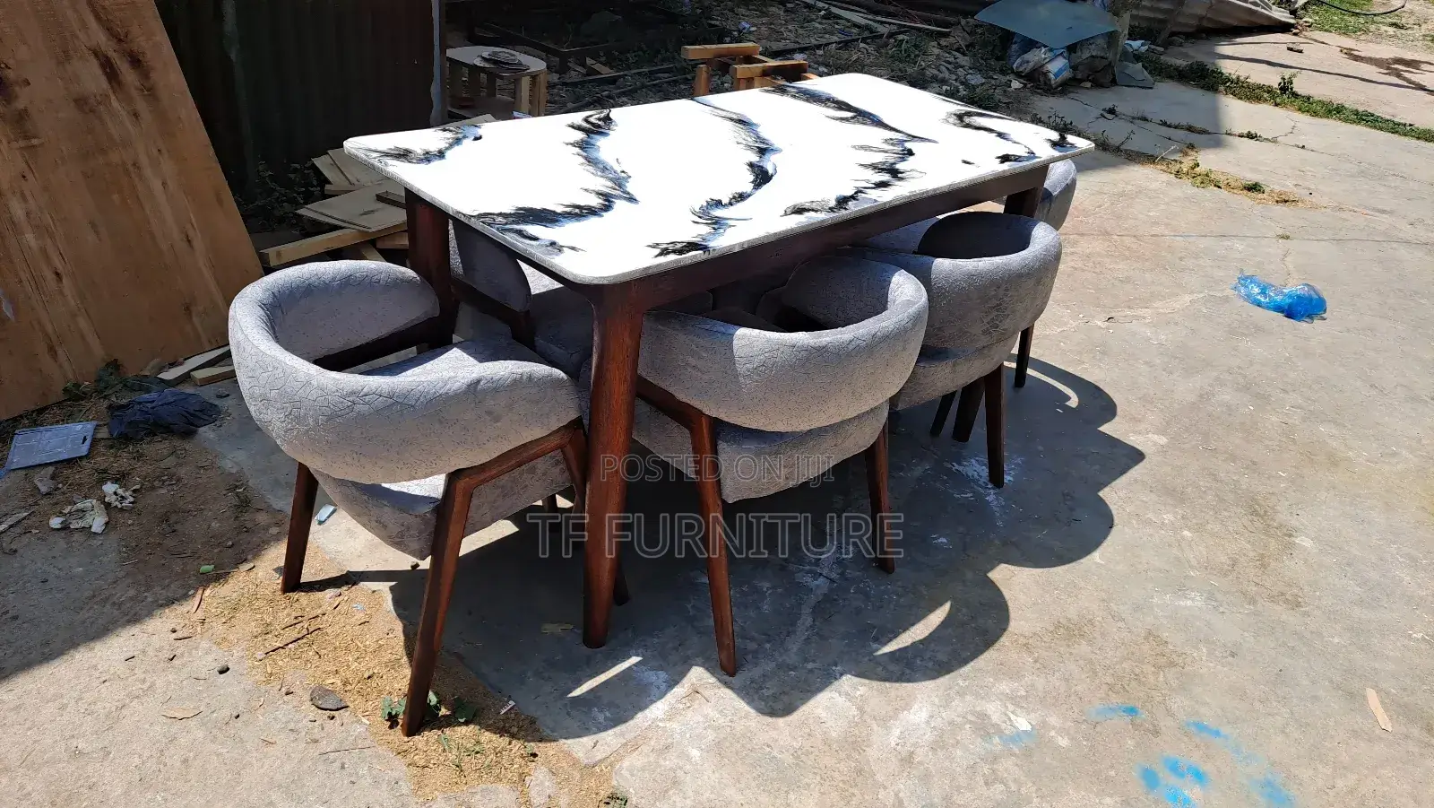 Dining Table With Epoxy