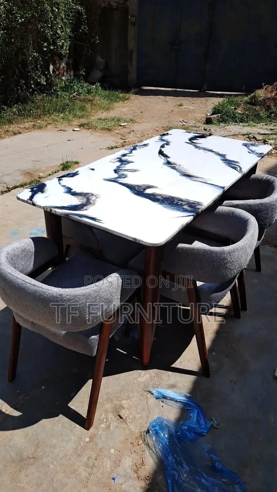 Dining Table With Epoxy